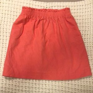J Crew coral skirt